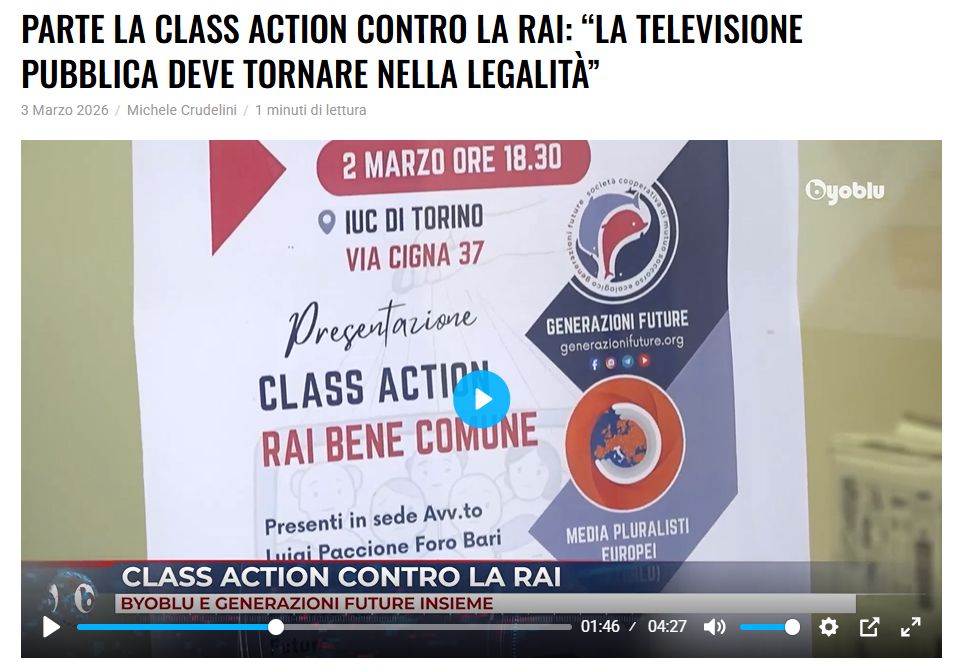 servizio byoblu class action