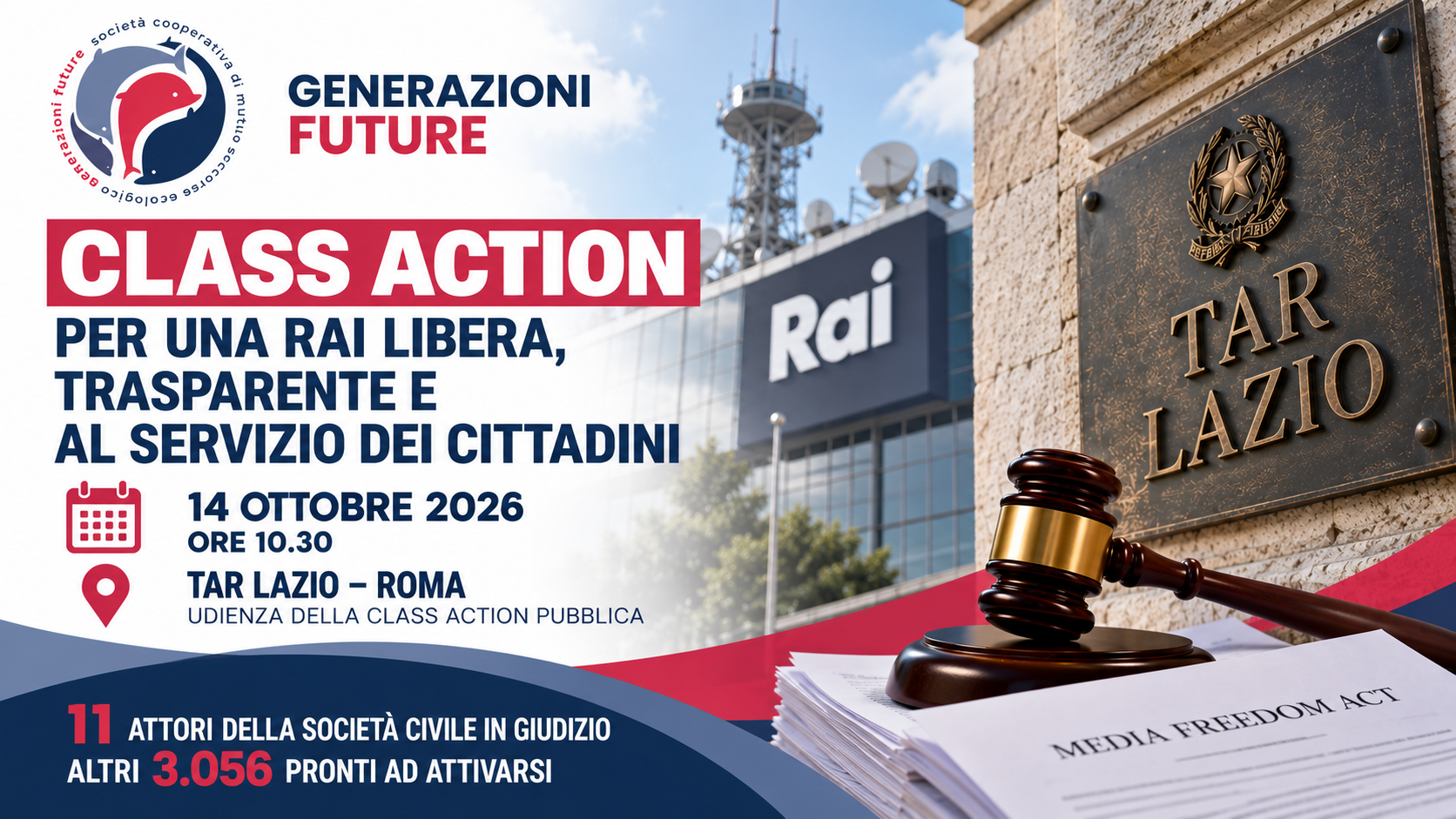 class action RAI udienza 14 ottobre tar del Lazio