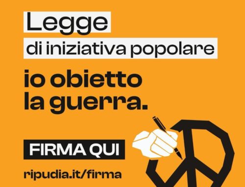 GF tra i promotori di “Io obietto la guerra”
