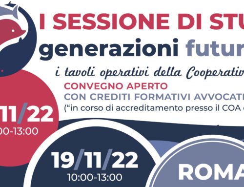PRIMA SESSIONI DI STUDI GENERAZIONI FUTURE